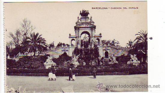 Postales: barcelona - cascada del parque - Foto 1