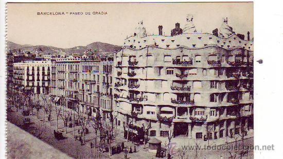 Postales: barcelona - paseo de gracia - Foto 1