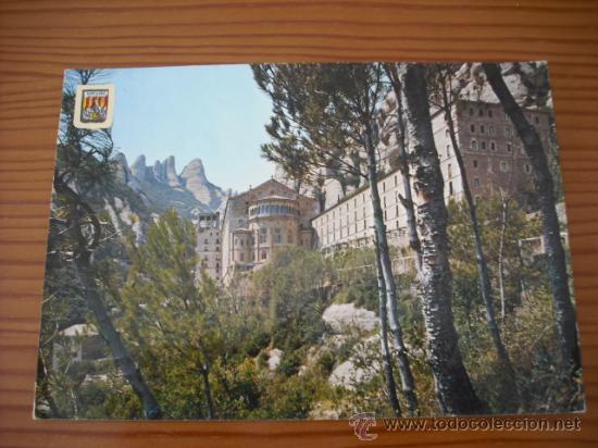 Postales: ABSIDES Y PE&Ntilde;ASCOS MONSERRAT (SIN CIRCULAR ) - Foto 1