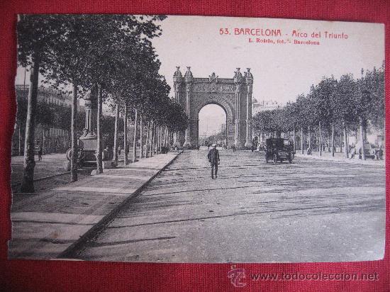 Postales: BARCELONA - ARCO DEL TRIUNFO - Foto 1