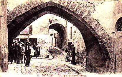 Postales: POSTAL TARREGA ARC TIPIC ALS BARRIS BAIXOS - Foto 1