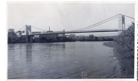 Postales: AMPOSTA : Puente sobre el Rio Ebro