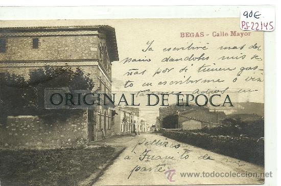 Postcards: (PS-22145)POSTAL FOTOGRAFICA DE BEGAS-CALLE MAYOR