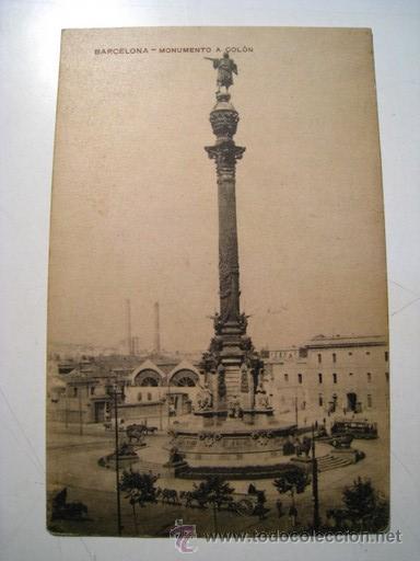 Postales: BARCELONA: MONUMENTO A COLON - Foto 1