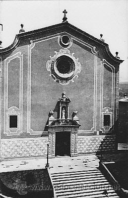 Postales: POSTAL CENTELLAS FACHADA DE LA IGLESIA - Foto 1