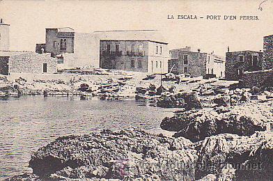 Postales: POSTAL LA ESCALA PORT DEN PERRIS - Foto 1