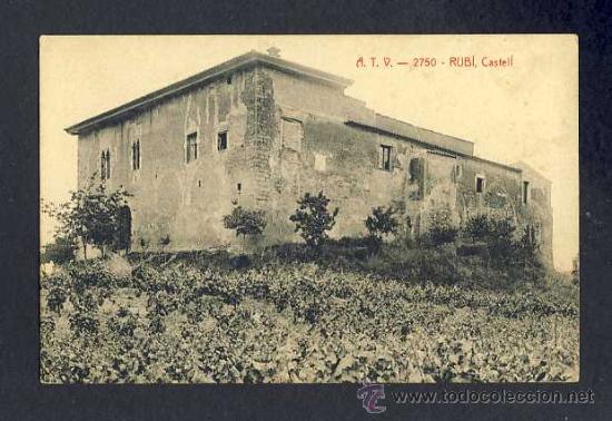Postales: Postal de RUBI: Castell (ATV num.2750) - Foto 1