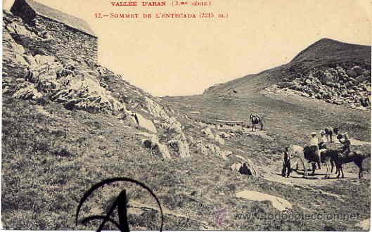 Postales: Valle de Aran. Sommet de l'Entecada 2215 m.