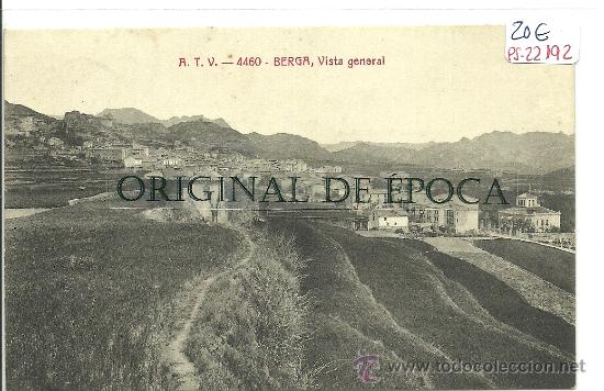 Postkarten: (PS-22192)POSTAL DE BERGA-VISTA GENERAL