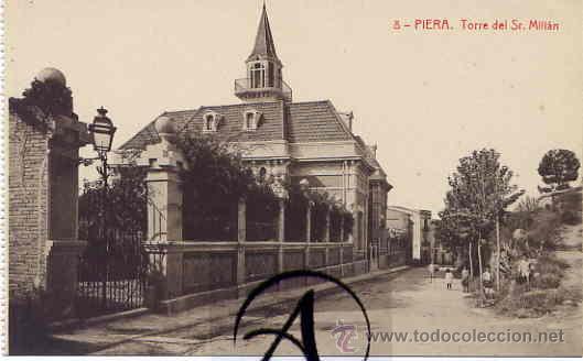 Postales: Piera. Torre del Sr. Mill&aacute;n. - Foto 1