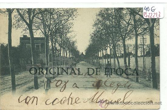 Postkarten: (PS-22213)POSTAL DE REUS-PASEO DEL SANTUARIO DE NTRA.SRA.MISERICORDIA