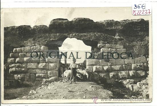 Postcards: (PS-22237)POSTAL FOTOGRAFICA DE AMPURIAS-MURALLA ROMANA.PASTOR DE OVEJAS