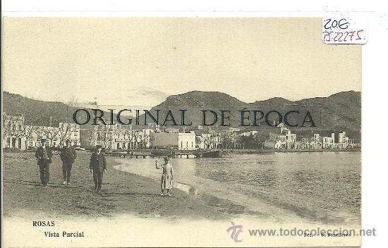 Postcards: (PS-22275)POSTAL DE ROSAS-VISTA PARCIAL
