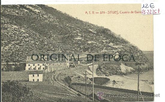 (PS-22351)POSTAL DE SITGES-CASERIO DE GARRAF