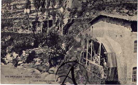Postales: Berga. Mol&iacute;. Clix&eacute; de Juli Vintro. - Foto 1
