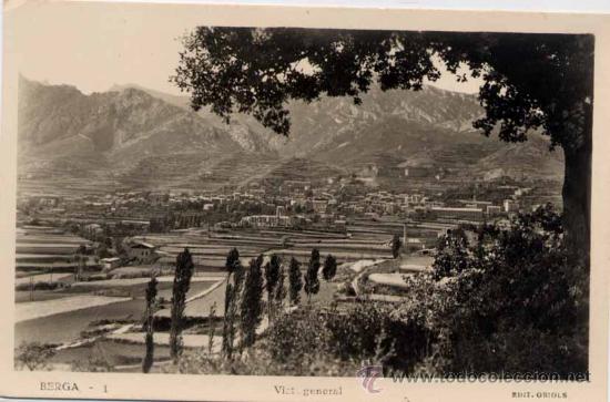 Postales: BERGA (BARCELONA).- VISTA GENERAL - Foto 1