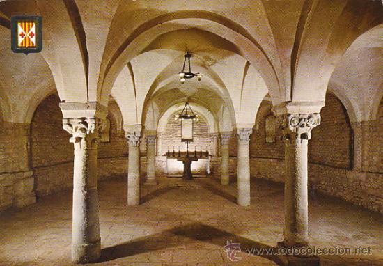 Postales: Vic, catedral, cripta romanica del siglo XI - Foto 1
