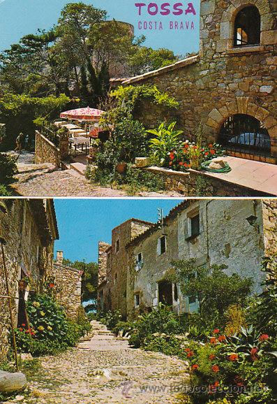 Postales: Tossa de Mar (Gerona), calles - Foto 1
