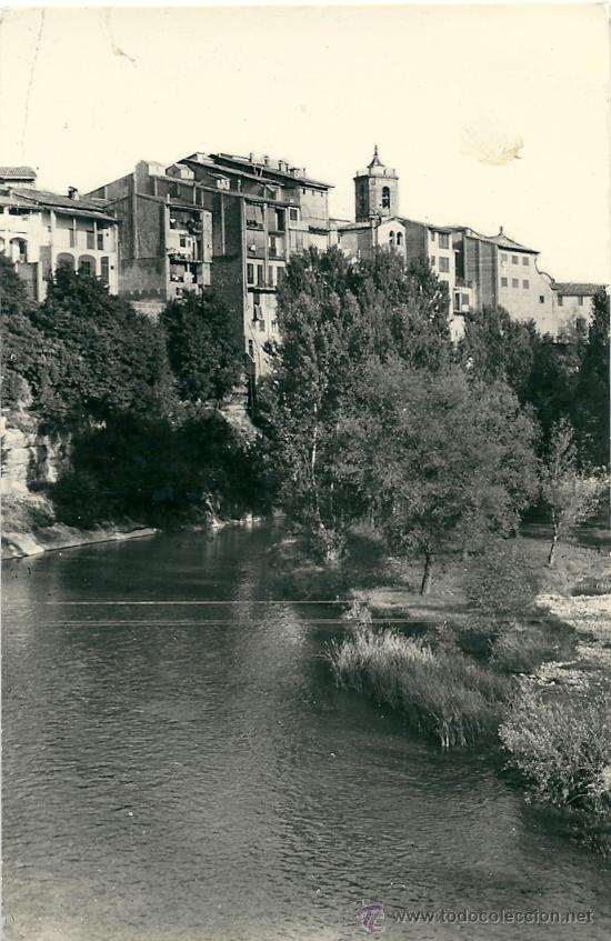Postales: 8085 - RODA DE TER -VISTA PARCIAL Y R&Iacute;O - LABORATORIOS FOT. JORI S.L. BARCELONA- CIRCULADA 1962