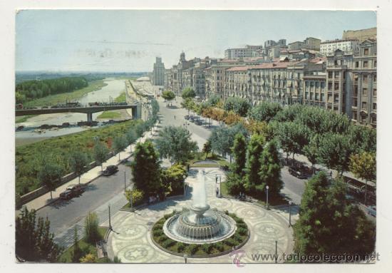 Postales: POSTAL A&Ntilde;OS 60 // lerida // coches de epoca