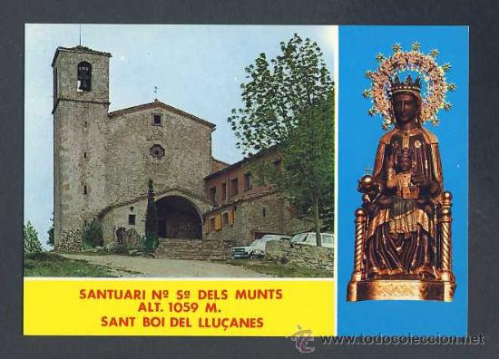 Postales: Postal de SANT BOI DE LLU&Ccedil;ANES: Santuari dels Munts: 2 vistes (Ed.Fiter)
