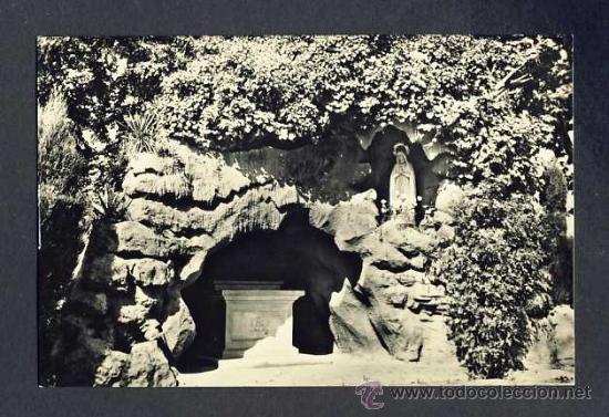 Postales: Postal de SANT FELIU DE LLOBREGAT: Bon Salvador: Cova de la Mare de D&eacute;u de Lourdes (Fot.Garcia Coll)