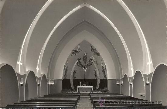 Postales: LERIDA, PONT DE SUERT INTERIOR IGLESIA PARROQUIAL,