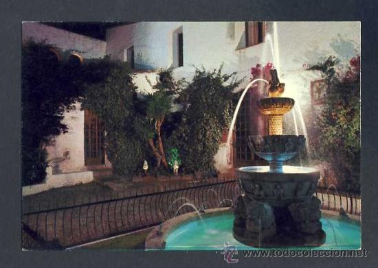 Postales: Postal de SANTA COLOMA DE CERVELL&Oacute;: Masia Restaurant Can Ribot: Vista jardins (Graf.Europees)