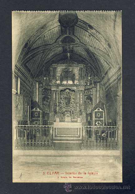 Postales: Postal de SANT MARTI SACALM: El Far, interior de l' Esgl&eacute;sia (Roisin num.3)