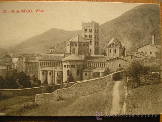 Postales: POSTAL MONASTERIO RIPOLL ABSIS - Foto 1