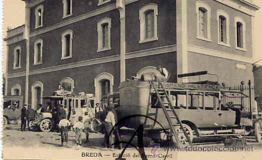 Postales: Breda. Estaci&oacute;n del ferrocarril. - Foto 1