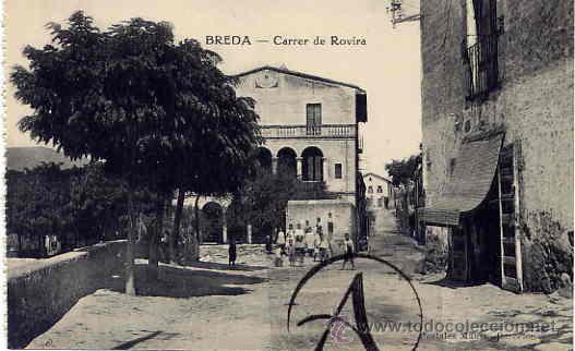 Postales: Breda. Carrer de Rovira. - Foto 1