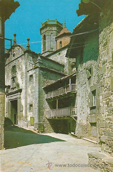 Postales: Rupit, fachada de la iglesia, editada en 1967 - Foto 1
