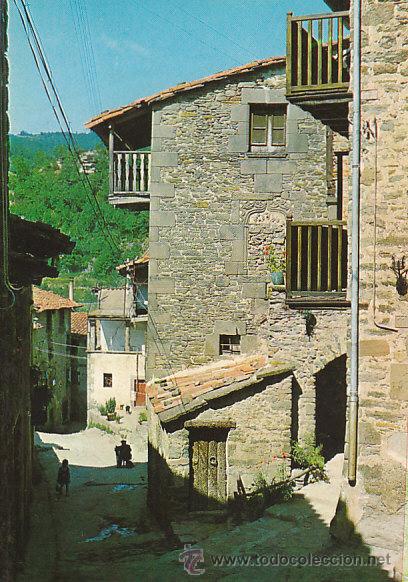 Postales: Rupit, calle Fossar, editada en 1968 - Foto 1