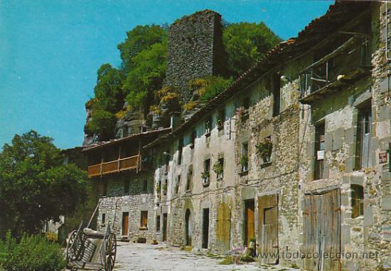 Postales: Rupit, calle Castell, editada en 1967 - Foto 1