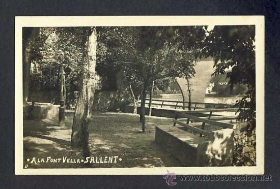 Postales: Postal de SALLENT: A la font Vella - Foto 1