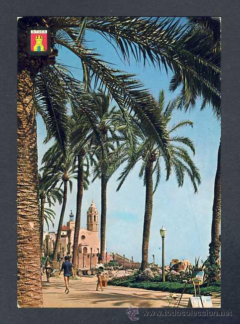 Postales: Postal de SITGES: Detall (Ed.Soberanas num.516) - Foto 1