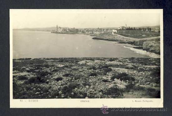 Postales: Postal de SITGES: Costes (Ed.Gass&oacute; num.68) - Foto 1