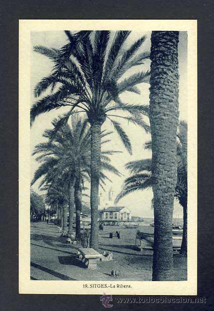 Postales: Postal de SITGES: La ribera (Roisin num.19) - Foto 1