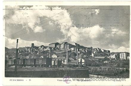 Postales: 8327 - PUIGCERDA - VISTA GENERAL - FOTO E. P&Iacute;AS. CIRCULADA EN 1951