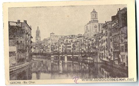 Postales: 8328 -  RIO O&Ntilde;AR - GERONA- MAGNIFICA POSTAL  FOTOGRAFICA  LABOR. S. MART&Iacute; - CIRCULADA 1948