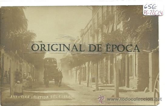 Postkarten: (PS-22624)POSTAL FOTOGRAFICA DE ARBUCIAS-SALIDA DE LA DILIGENCIA DEL CORREO