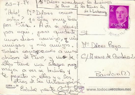 Postales: Piera, castillo, circulada (ver dorso) - Foto 2