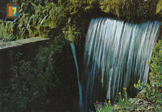 Postales: Olot (Gerona), Font de los Tries - Foto 1