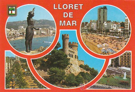 Postales: Lloret de Mar (Gerona) - Foto 1