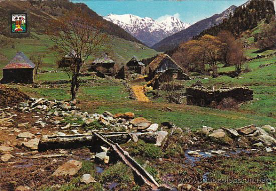 Postales: Les Bordes (Lerida), un rinc&oacute;n - Foto 1