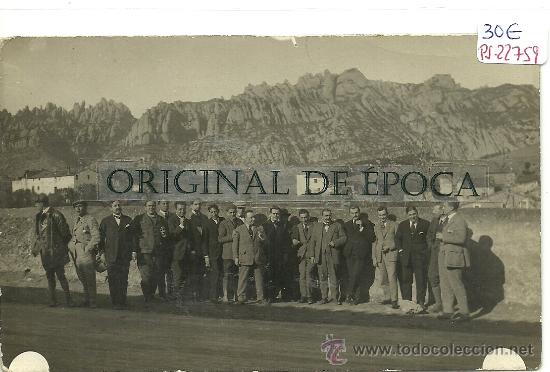 Postkarten: (PS-22759)POSTAL FOTOGRAFICA DE AL LADO DE MONTSERRAT-VOLTA A CATALUNYA.JURADO
