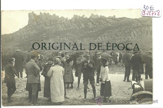 Postkarten: (PS-22758)POSTAL FOTOGRAFICA DE AL LADO DE MONTSERRAT-VOLTA A CATALUNYA.JURADO