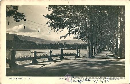 Postales: 8618 -  PUIGCERDA- ANTIGUA POSTAL DE EL LAGO-DOMENECH - DATA 1948