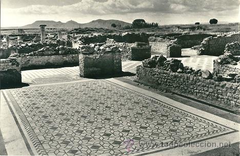 Postales: 8644- AMPURIAS (COSTA BRAVA) MOSAICO ROMANO -POSTAL FOTOGR&Aacute;FICA A. CAMPA&Ntilde;&Aacute; Y PUIG FERR&Aacute;N